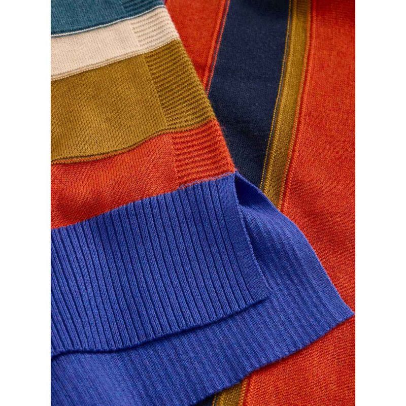 White Stuff Olive Stitch Stripe Jumper image number 2